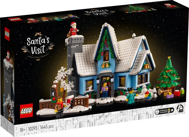 LEGO 10293 Icons Besuch des Weihnachtsmanns