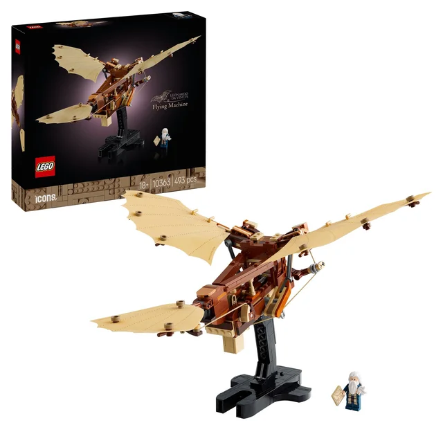 LEGO 10363 Icons Leonardo da Vincis Fluggerät