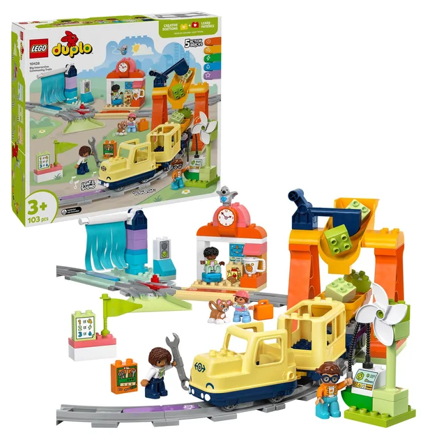 LEGO DUPLO 10428 Grosse interaktive Eisenbahn