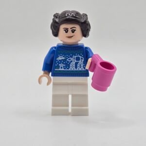 LEGO sw1381 Prinzessin Leia mit Weihnachtspullover Minifigur