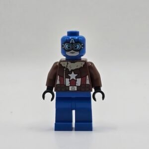 LEGO sh0374 Pilot Captain America Minifigur