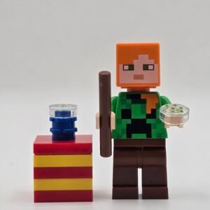 LEGO min233 Alex im Weihnachtspullover mit Geschenk Minifigur