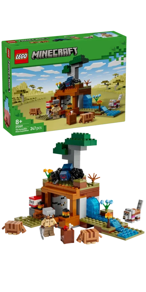 LEGO 21269 Minecraft Die Expedition zur Gürteltiermine