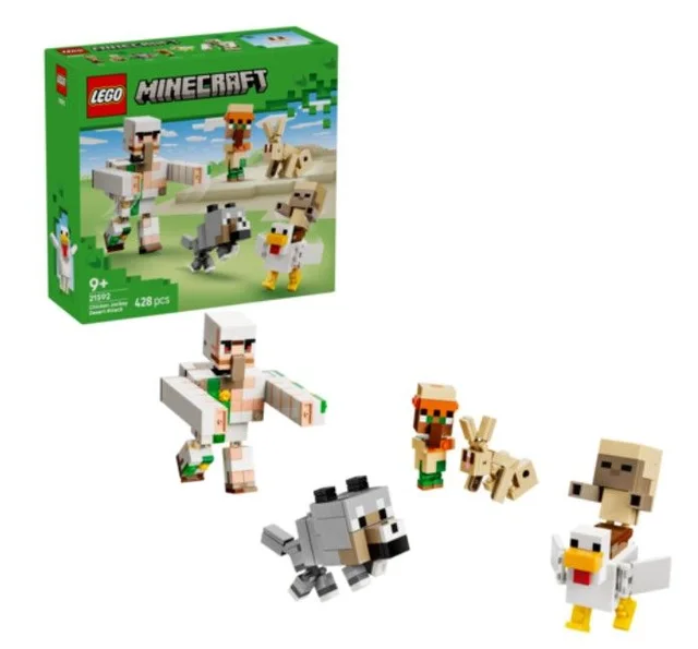 LEGO 21592 Minecraft Angriff des Hühnerreiters in der Wüste