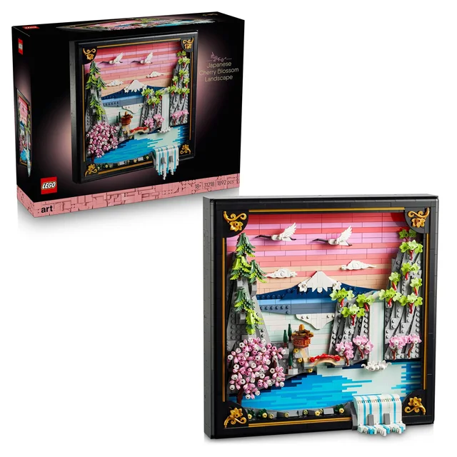 LEGO 31218 ART Japanische Kirschblütenlandschaft