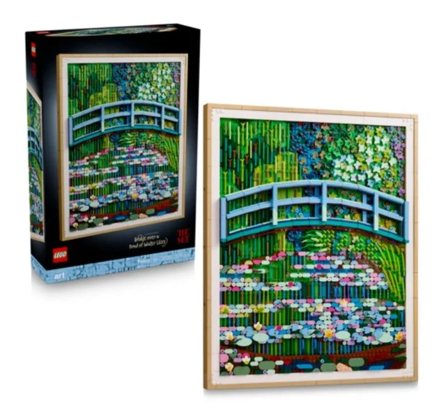LEGO 31220 ART Claude Monet – Brücke über einen Seerosenteich