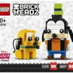 LEGO 40378 BrickHeadz Goofy und Pluto