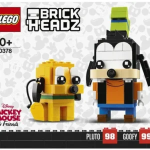 LEGO 40378 BrickHeadz Goofy und Pluto