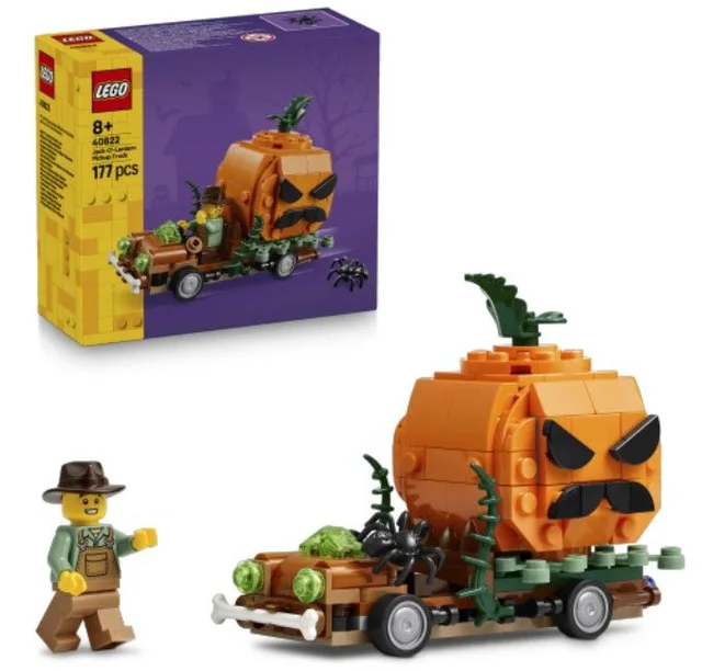 LEGO 40822 Iconic Pickup mit Halloweenkürbis