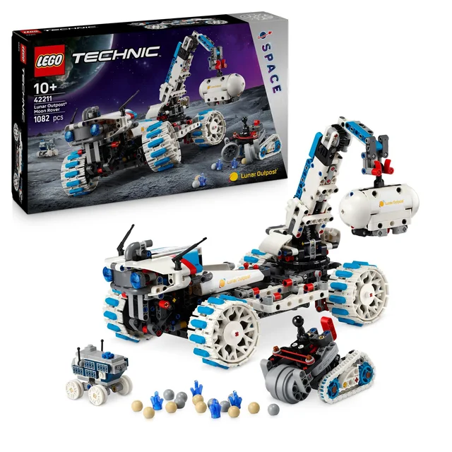 LEGO 42211 Technic Lunar Outpost Mondrover-Raumfahrzeug
