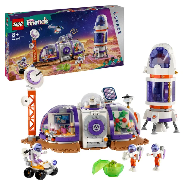 LEGO 42605 Friends Mars-Raumbasis mit Rakete