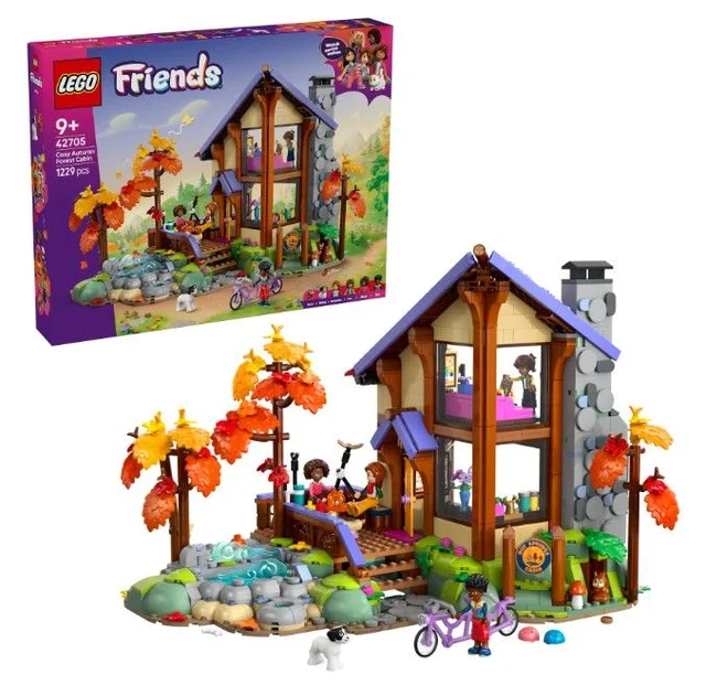 LEGO 42705 Friends Gemütliche Hütte im Herbstwald