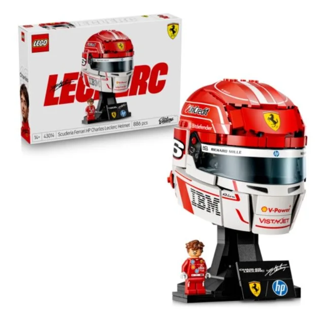 LEGO 43014 Editions Formula 1 Scuderia Ferrari HP Charles Leclerc Helm