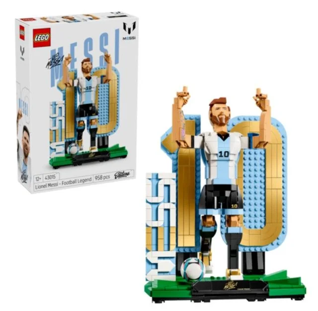 LEGO 43015 Editions Football Lionel Messi – Fußballlegende