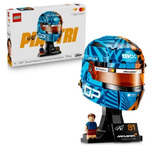 LEGO 43017 Editions Formula 1 McLaren Mastercard F1 Team Oscar Piastri Helm