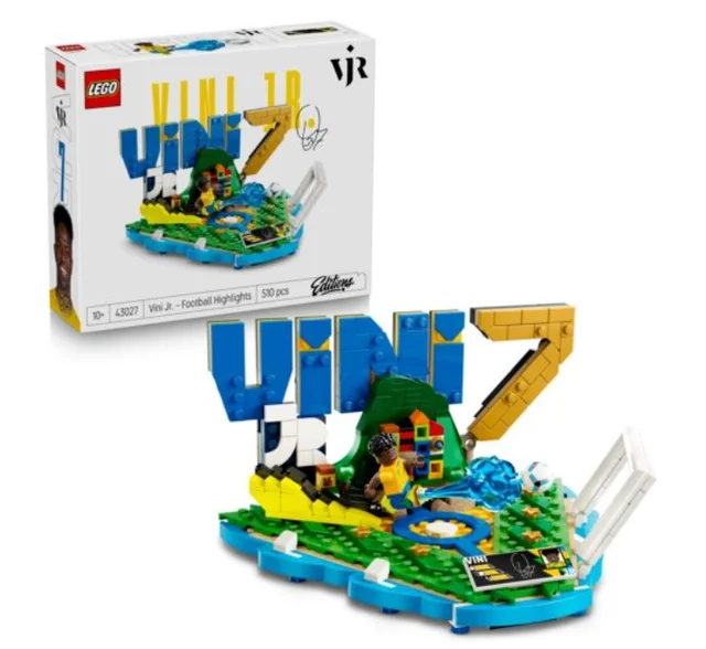 LEGO 43027 Editions Football Vini Jr. – Fußball-Highlights