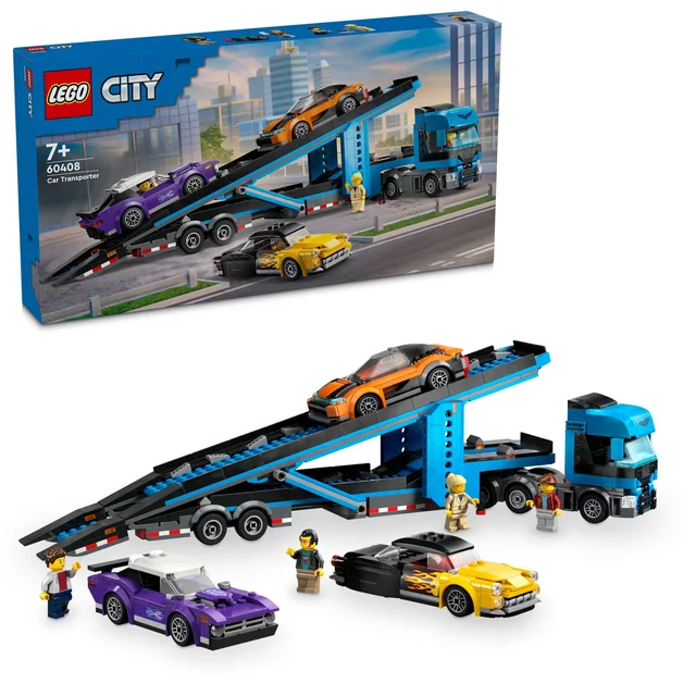 LEGO 60408 City Autotransporter mit Sportwagen