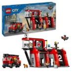 LEGO 60414 City Feuerwehrstation mit Drehleiterfahrzeug