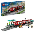 LEGO 60423 City Strassenbahn mit Haltestelle