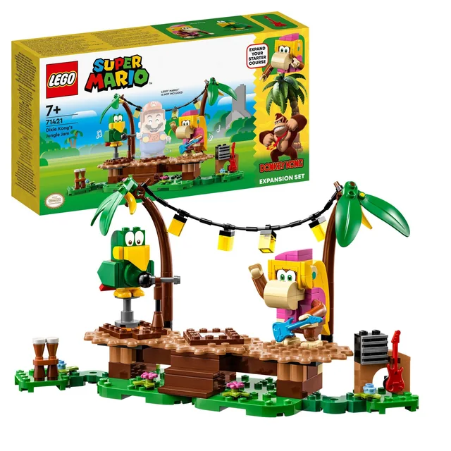 LEGO 71421 Super Mario Dixie Kongs Dschungel Jam – Erweiterungsset