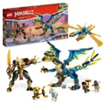 LEGO 71796 Ninjago Kaiserliches Mech Duell gegen den Elementardrachen