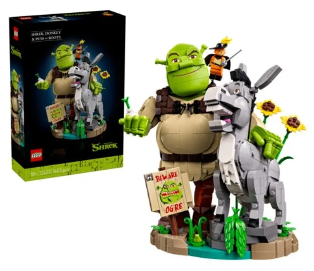 LEGO 72423 Shrek Shrek, Esel und Der Gestiefelte Kater