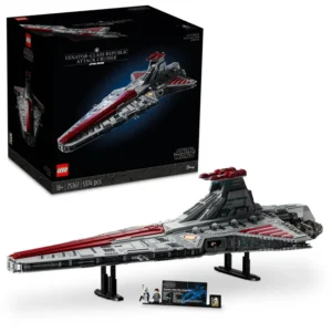 LEGO 75367 Star Wars Republikanischer Angriffskreuzer der Venator-Klasse, Konstruktionsspielzeug