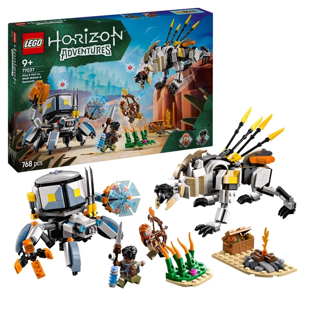 LEGO 77037 Horizon Aloy und Varl vs. Panzerwanderer und Sägezahn