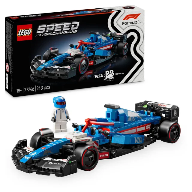 LEGO 77246 Speed Champions Visa Cash App RB VCARB 01 F1 Rennauto