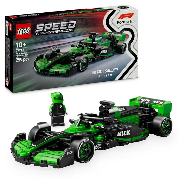 LEGO 77247 Speed Champions KICK Sauber F1 Team C44 Rennauto