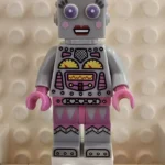 LEGO col178 Lady Robot Minifigur