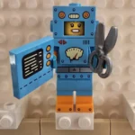 LEGO col403 Kartonroboter Minifigur