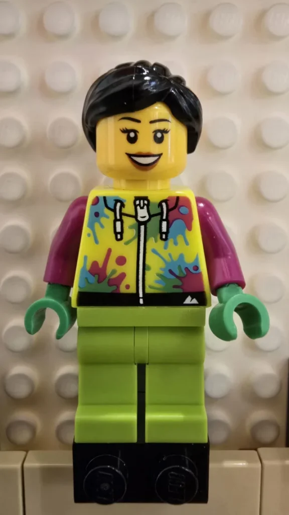 LEGO cty1631 Mountainbikerin Minifigur
