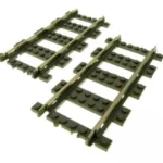 LEGO Eisenbahnschiene 9Volt Kurve und Gerade