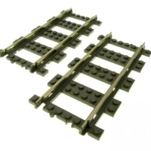 LEGO Eisenbahnschiene 9Volt Kurve und Gerade