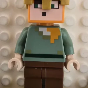 LEGO min158 Alex mit Helm Minifigur