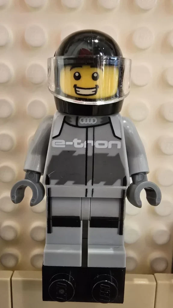 LEGO sc113 Audi S1 E-Tron Quattro Fahrer Minifigur