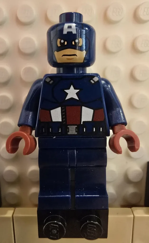 LEGO sh0014 Captain America Minifigur