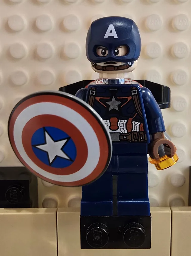 LEGO sh1056 Captain America Minifigur