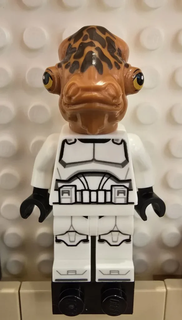 LEGO sw1378 Ackbar Soldat Minifigur